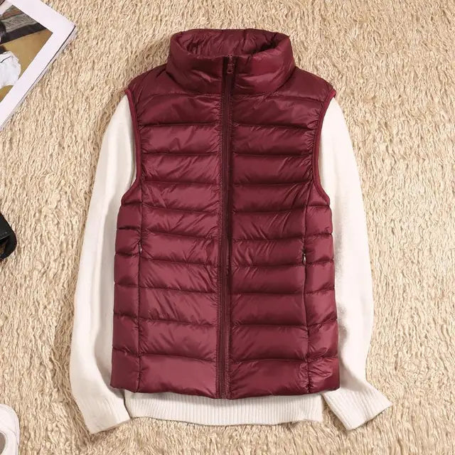 Women's Aria Puffer Vest | Invictora.com