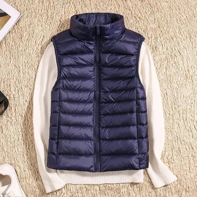 Women's Aria Puffer Vest | Invictora.com