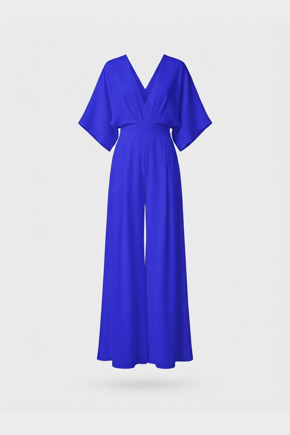Women's Delphine Wide Leg Jumpsuit in White | Invictora.com