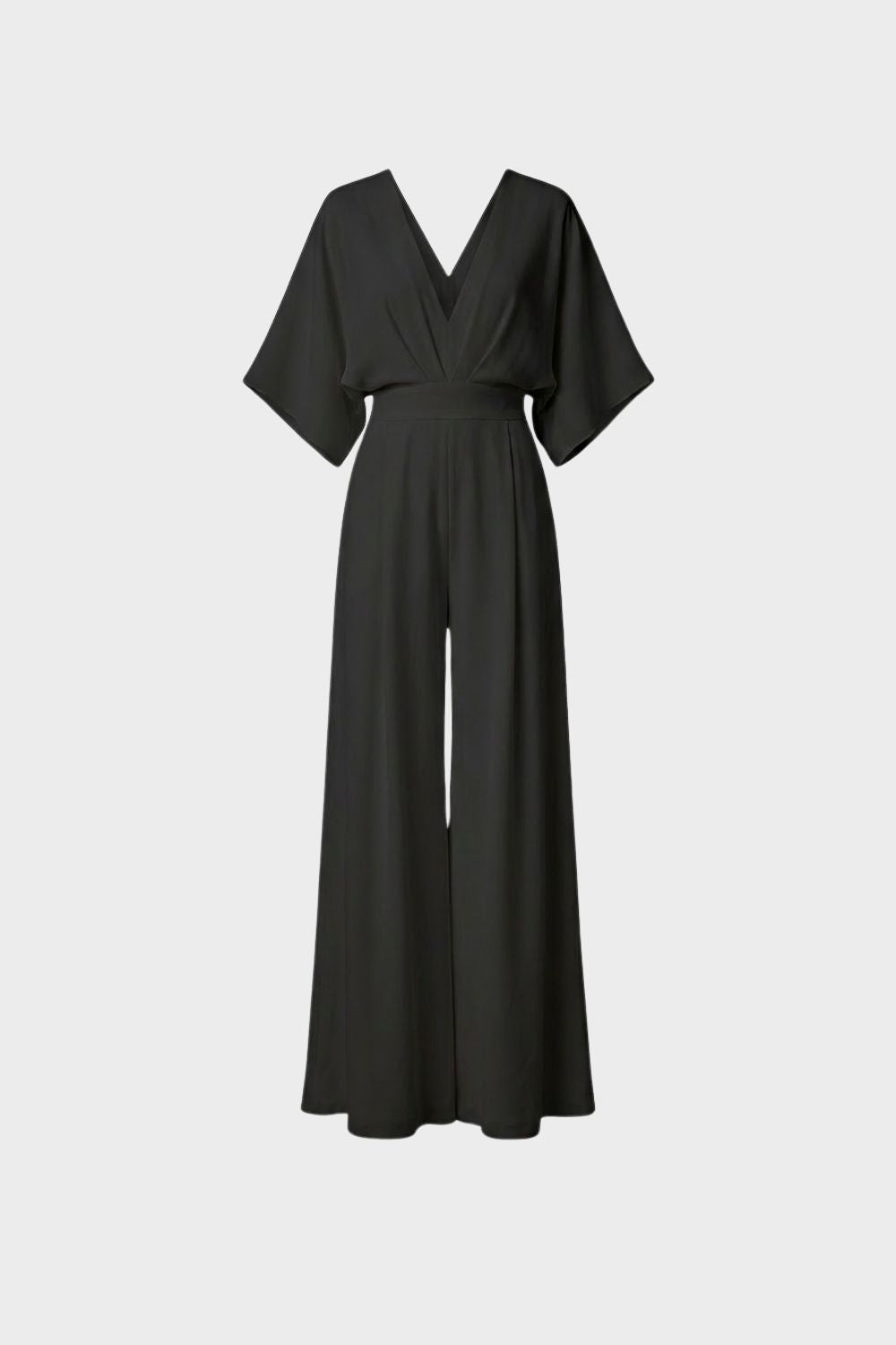Women's Delphine Wide Leg Jumpsuit in Blue | Invictora.com