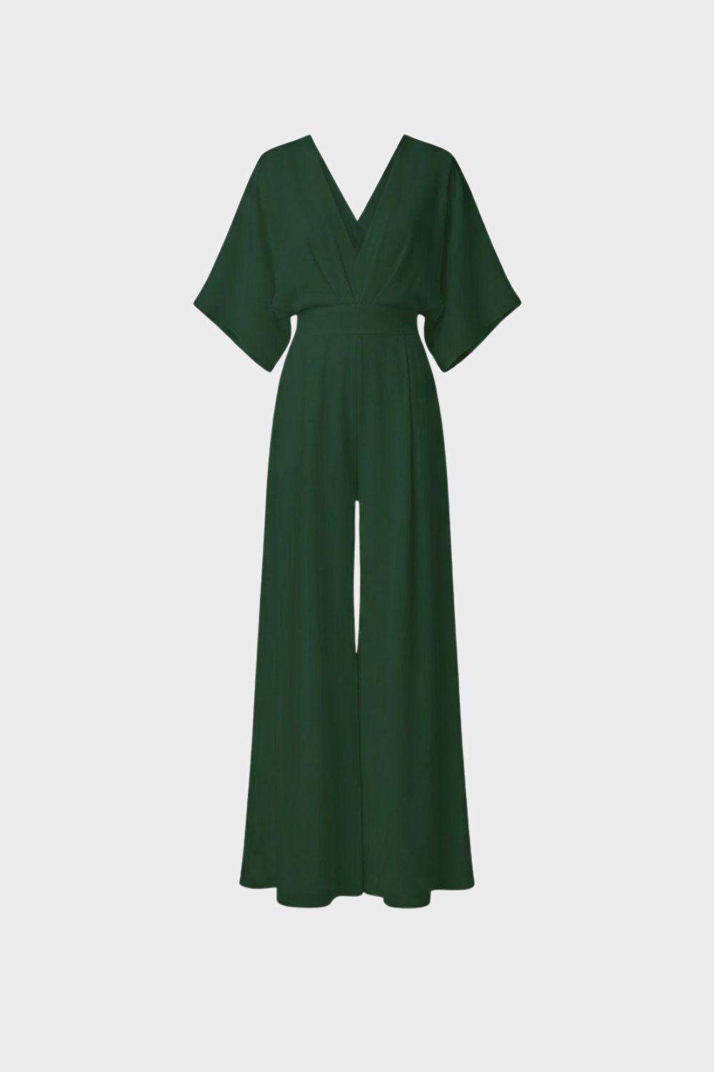 Women's Delphine Wide Leg Jumpsuit in Blue | Invictora.com