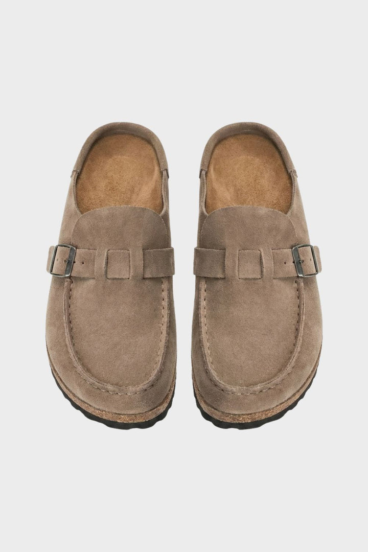 Women's Delphine Suede Clogs product image | Invictora.com