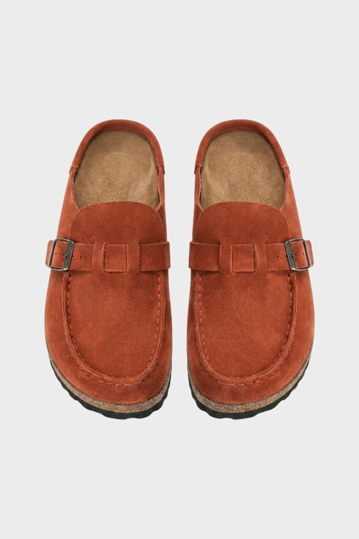 Women's Delphine Suede Clogs product image | Invictora.com