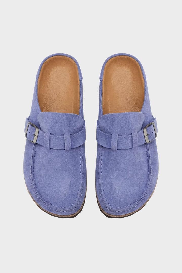 Women's Delphine Suede Clogs product image | Invictora.com
