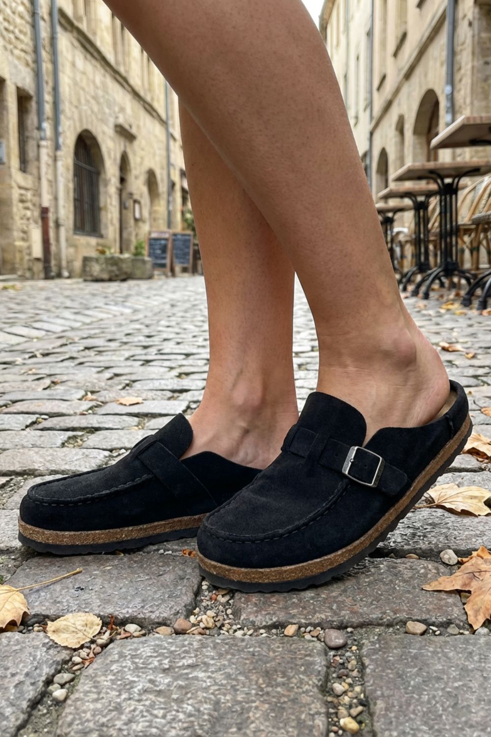 Women's Delphine Suede Clogs product image | Invictora.com