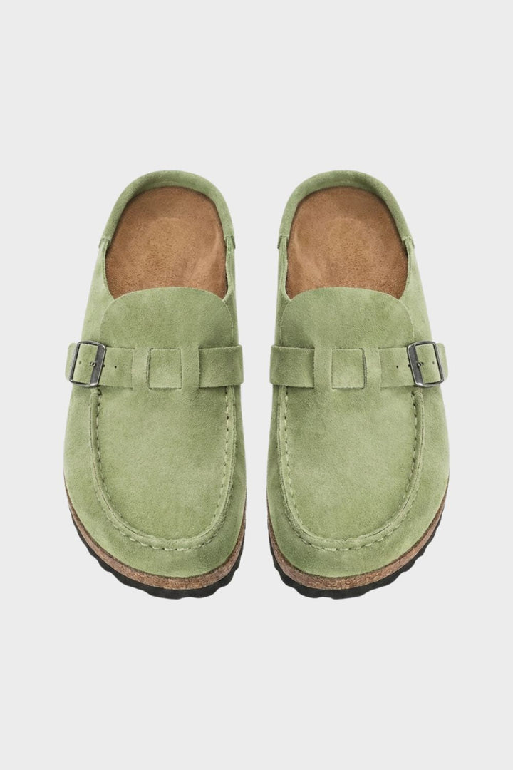 Women's Delphine Suede Clogs product image | Invictora.com