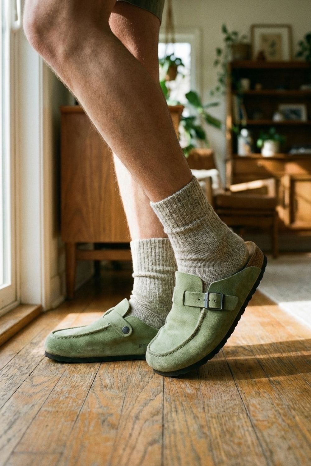 Women's Delphine Suede Clogs product image | Invictora.com