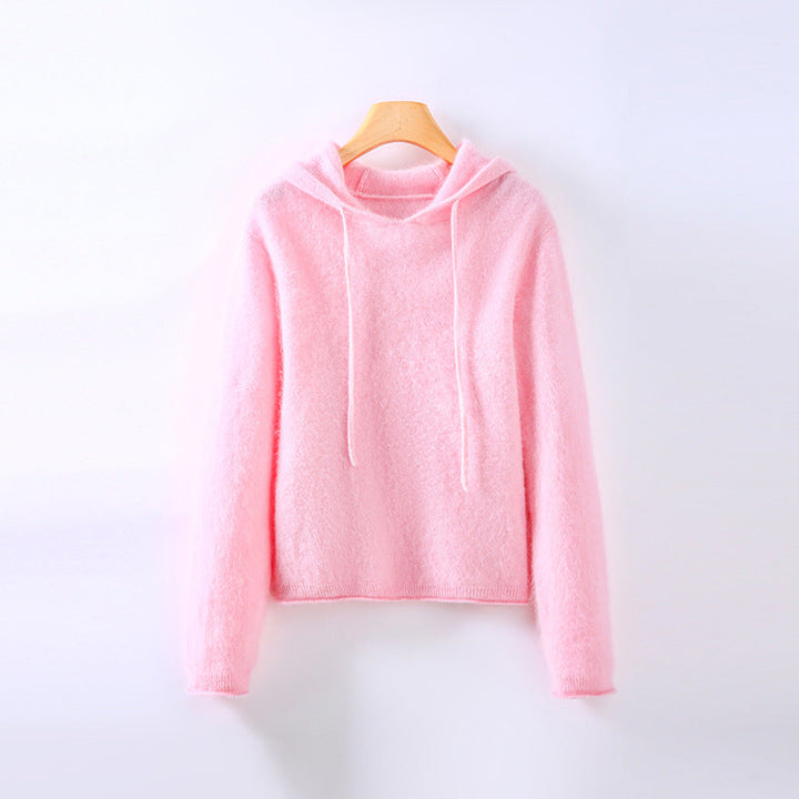 Women's Athena Cashmere Hoodie in Sky Blue | Invictora.com
