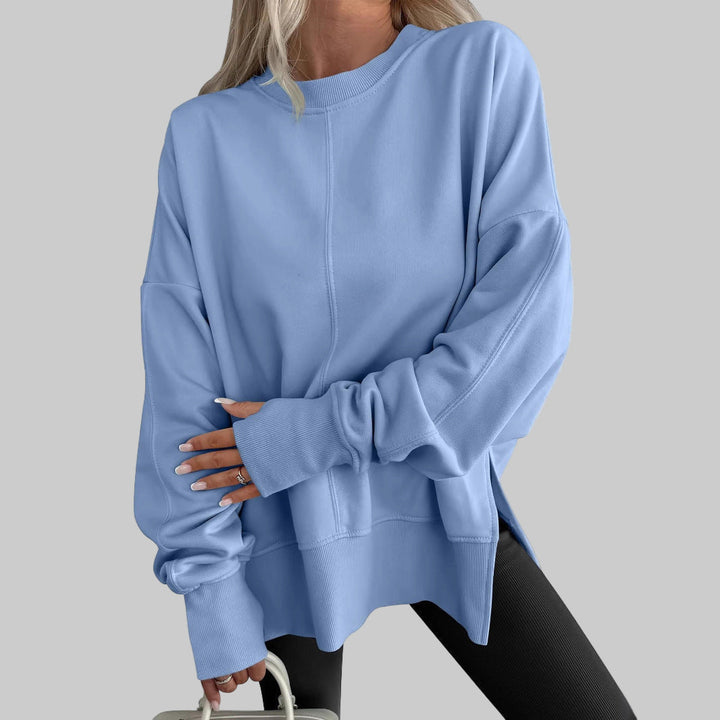 Women's Luna Oversized Sweatshirt in Gray | Invictora.com