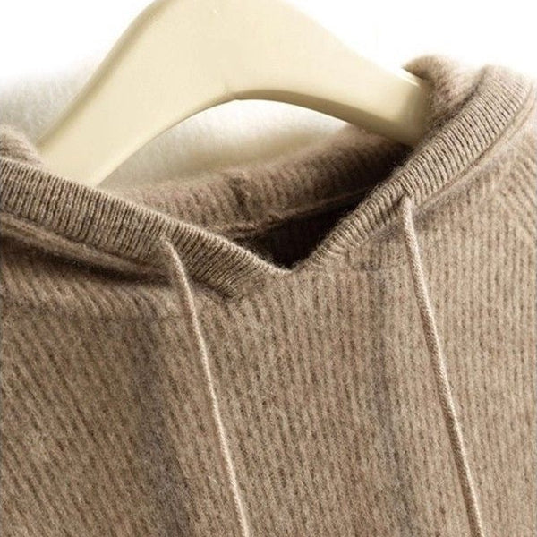 Women's Celeste Cashmere Cloud Hoodie in Blue | Invictora.com