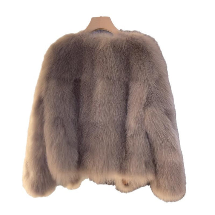 Women's Jacket – Faux Fur Buckle Detail