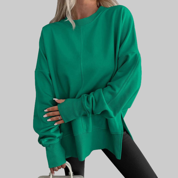 Women's Luna Oversized Sweatshirt in Gray | Invictora.com