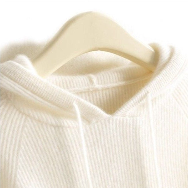 Women's Celeste Cashmere Cloud Hoodie in Blue | Invictora.com