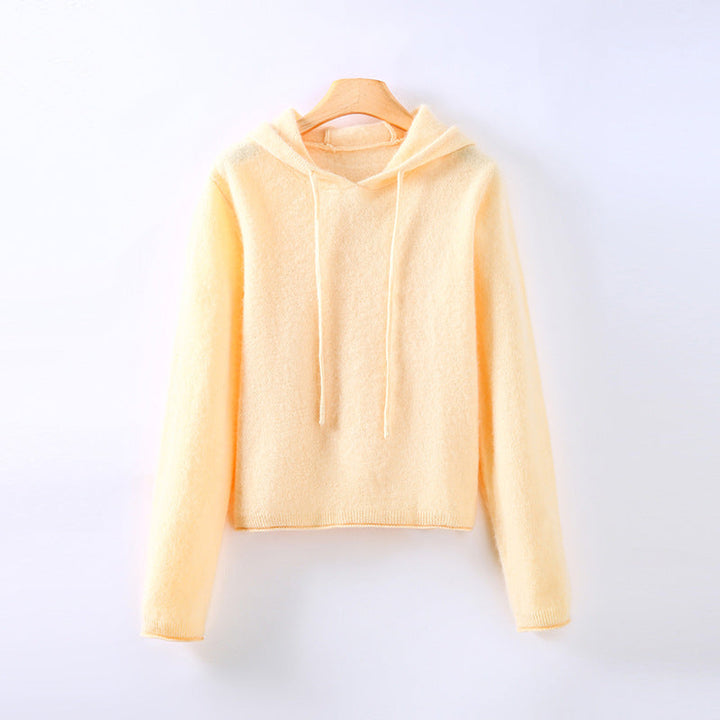 Women's Athena Cashmere Hoodie in Sky Blue | Invictora.com