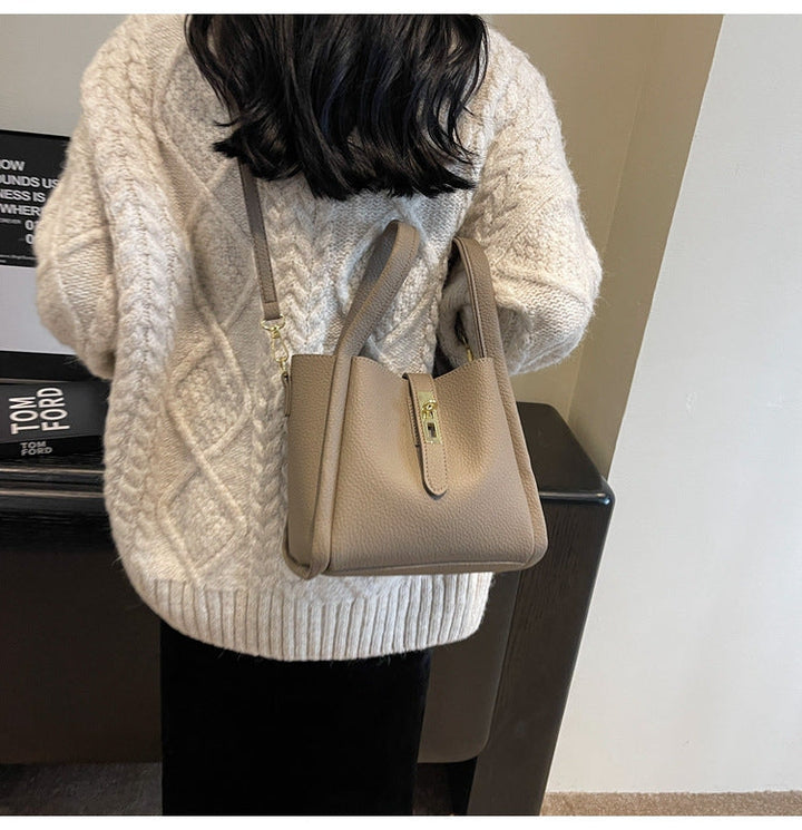 Women's Leather Tote Bag – Everyday Crossbody in Coffee | Invictora.com