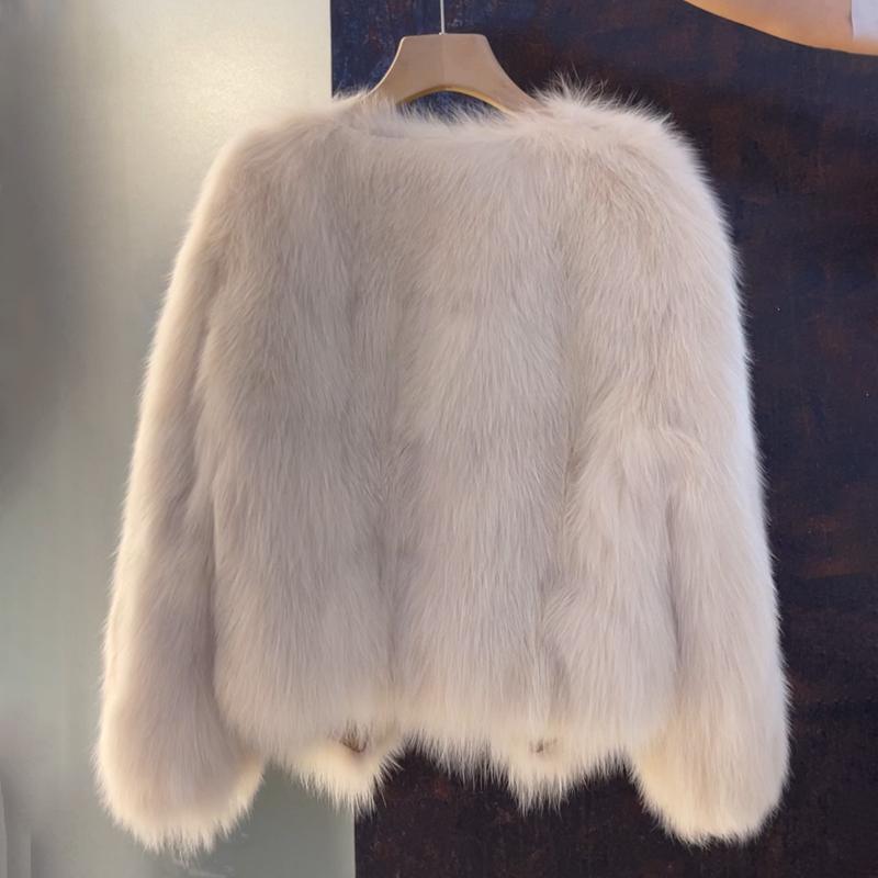 Women's Jacket – Faux Fur Buckle Detail