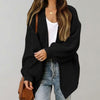 Women's Knit Cardigan – Oversized Open-Front Chunky Knit