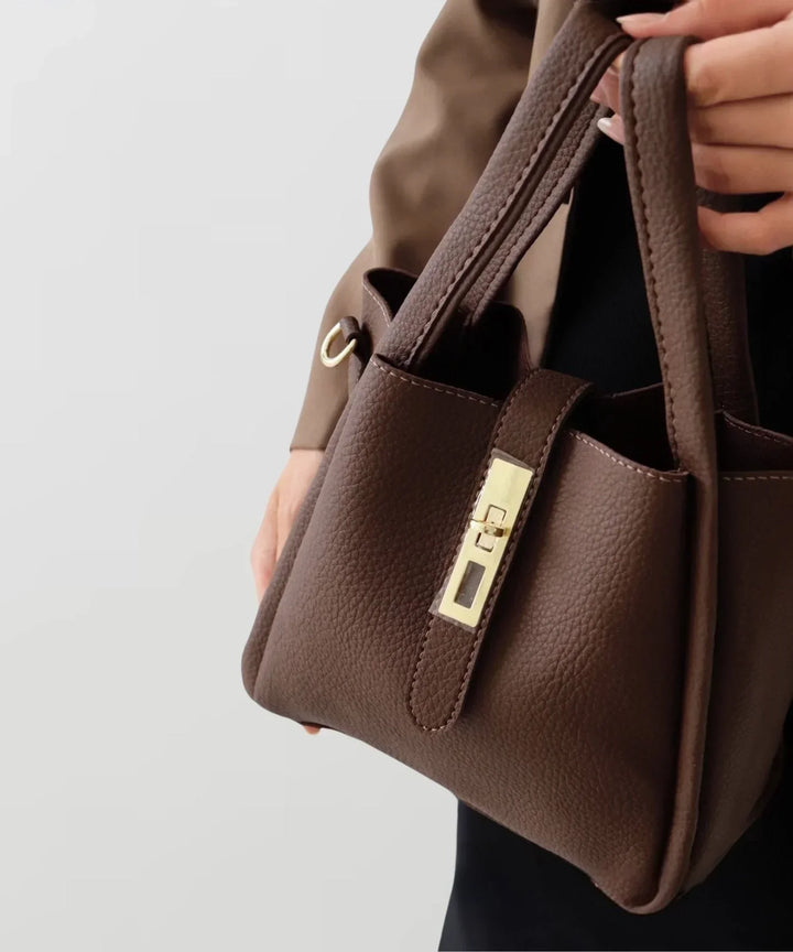 Women's Leather Tote Bag – Everyday Crossbody | Invictora.com