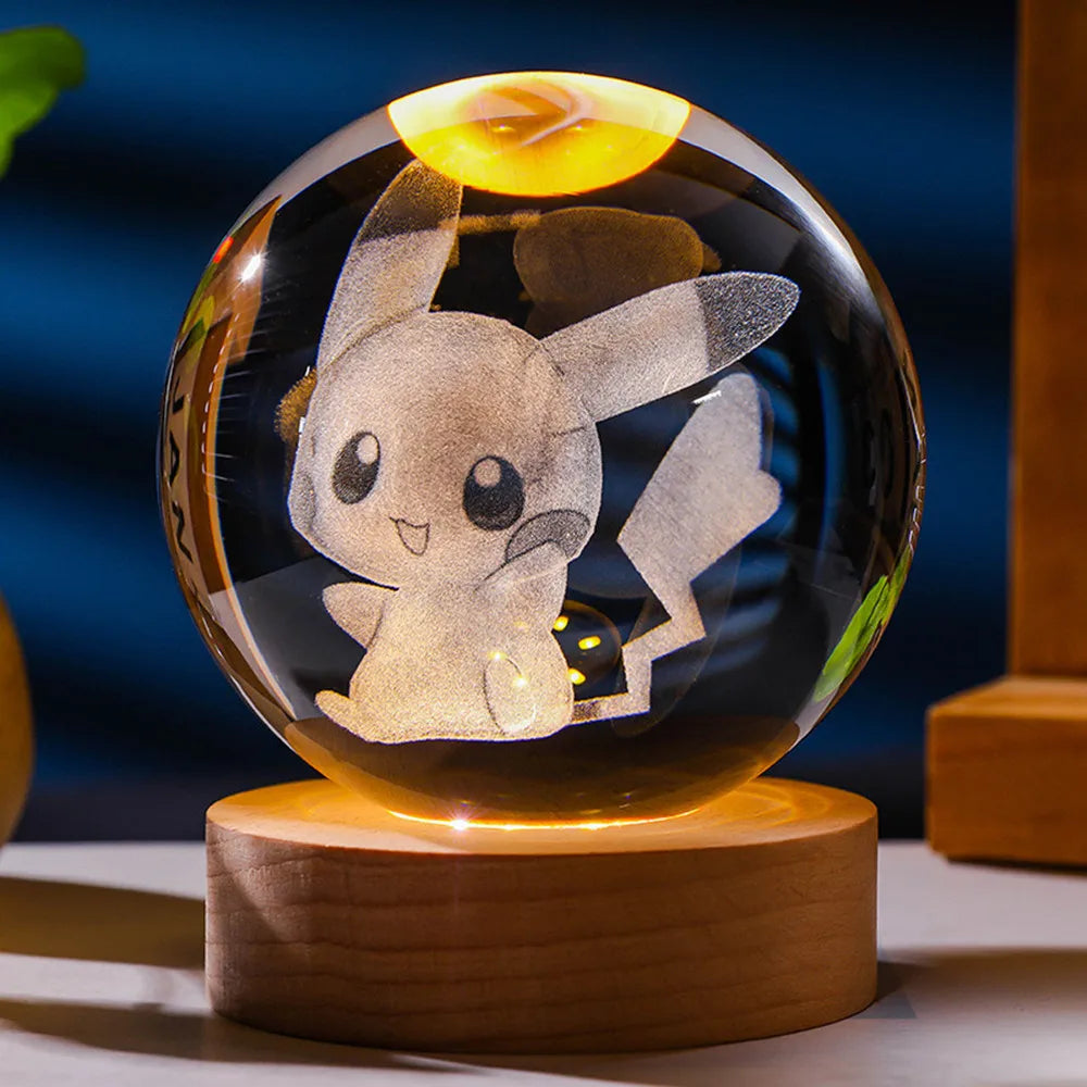 Lampe Cristal 3D Pokémon