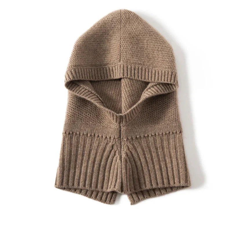 Women's Cortina Cashmere Hood in Camel | Invictora.com