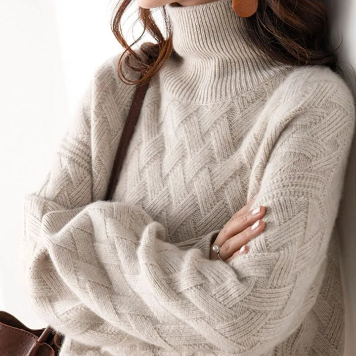 Women's Imogen Cashmere Turtleneck | Invictora.com