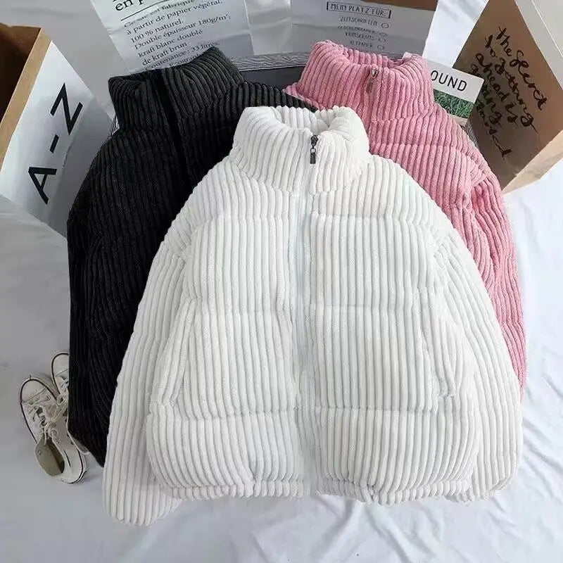 Women's Zurich Quilted Puffer Jacket in Pink | Invictora.com