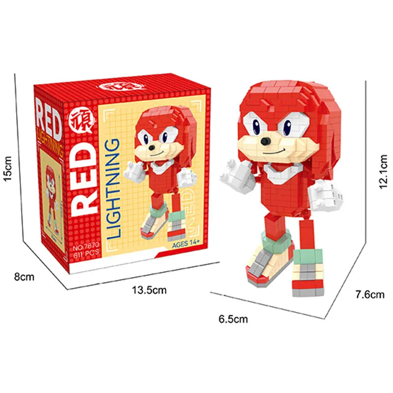 Figurine Blocs de Construction Sonic