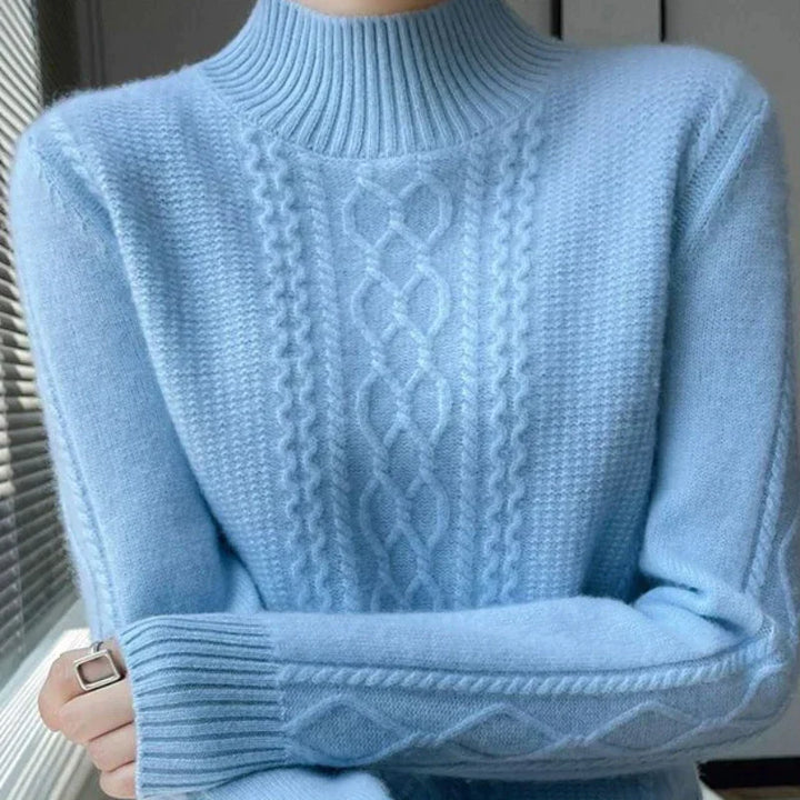 Women's Fluffonia Turtleneck in Pink | Invictora.com