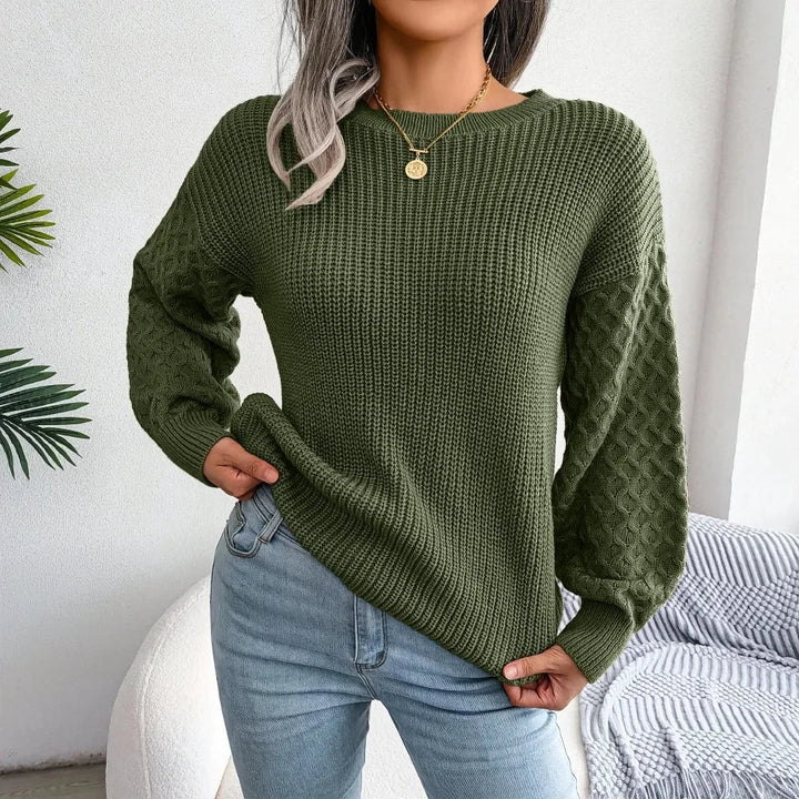 Women's Mila Relaxed Knit in Khaki | Invictora.com