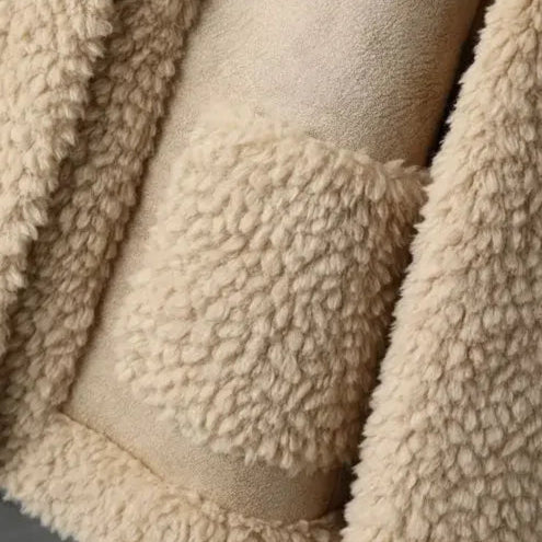 Women's Sofia Fleece Jacket in Camel | Invictora.com