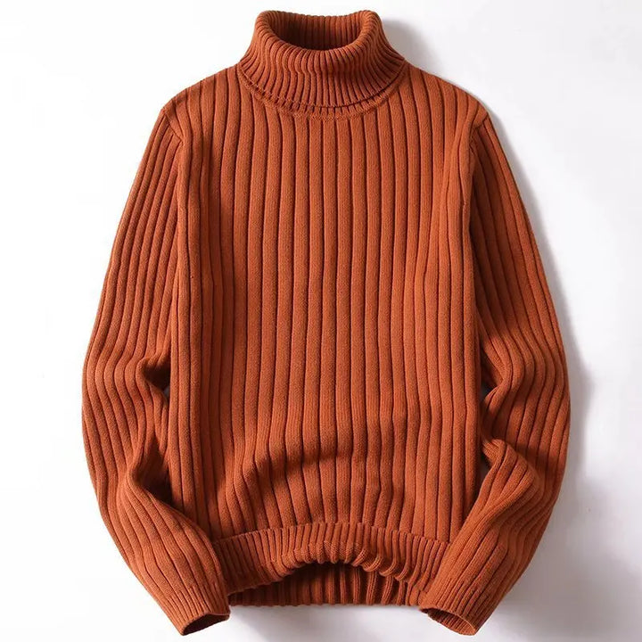 Women's Asher Ribbed Turtleneck in White | Invictora.com