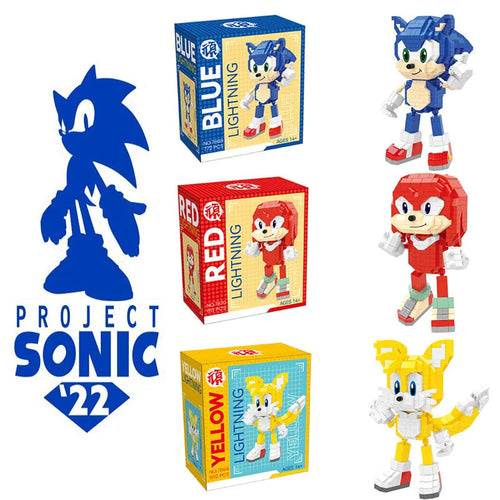 Figurine Blocs de Construction Sonic