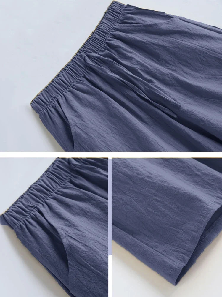 Women's Allison - Relaxed Cotton Blend Summer Shorts product image | Invictora.com