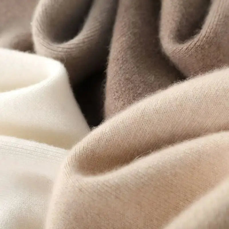 Women's Siena Merino Knit Trousers in Camel | Invictora.com
