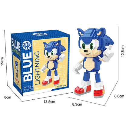 Figurine Blocs de Construction Sonic