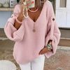 Women's Jumper – Lantern Sleeve Chunky Knit