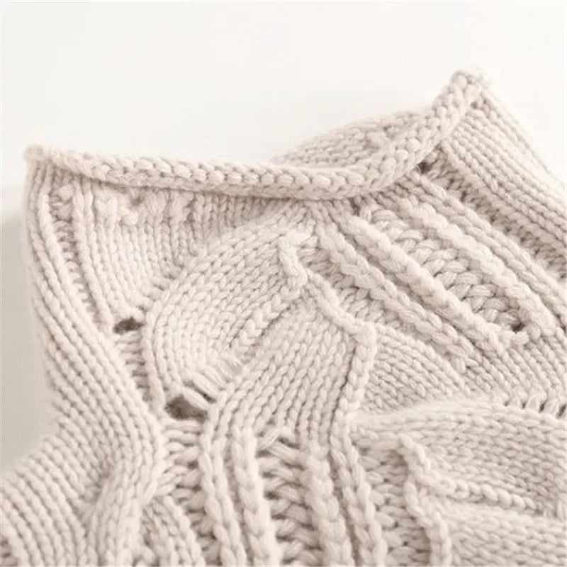 Women's Aurora Cashmere Sweater in Wavy Blue | Invictora.com