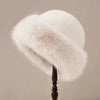 Women's Cortina Faux Fur Hat in White | Invictora.com