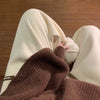 Women's Softear Fleece Joggers in Cream | Invictora.com
