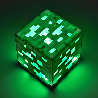 Lampe Bloc de Minerai Minecraft