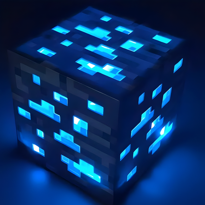 Lampe Bloc de Minerai Minecraft