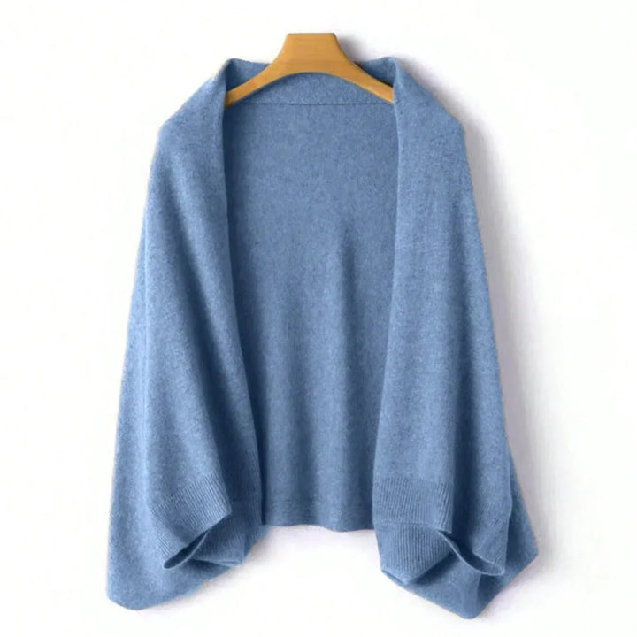 Women's Aurelia Wool Shawl in Cream | Invictora.com