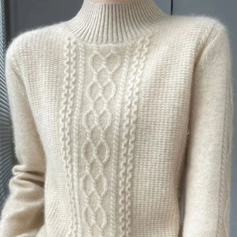 Women's Fluffonia Turtleneck in Pink | Invictora.com