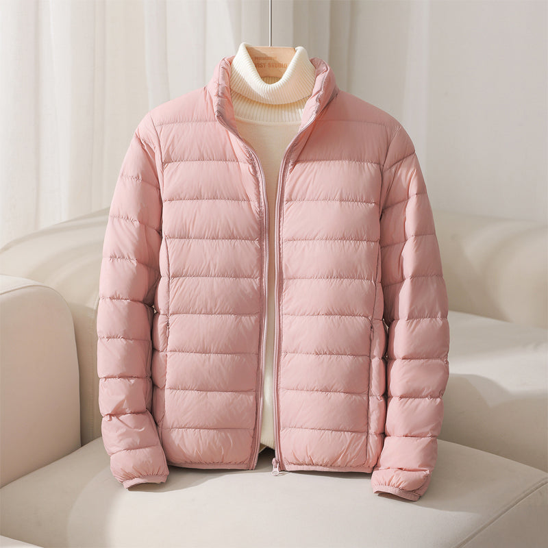 Women's Elara Quilted Puffer in Lavender | Invictora.com