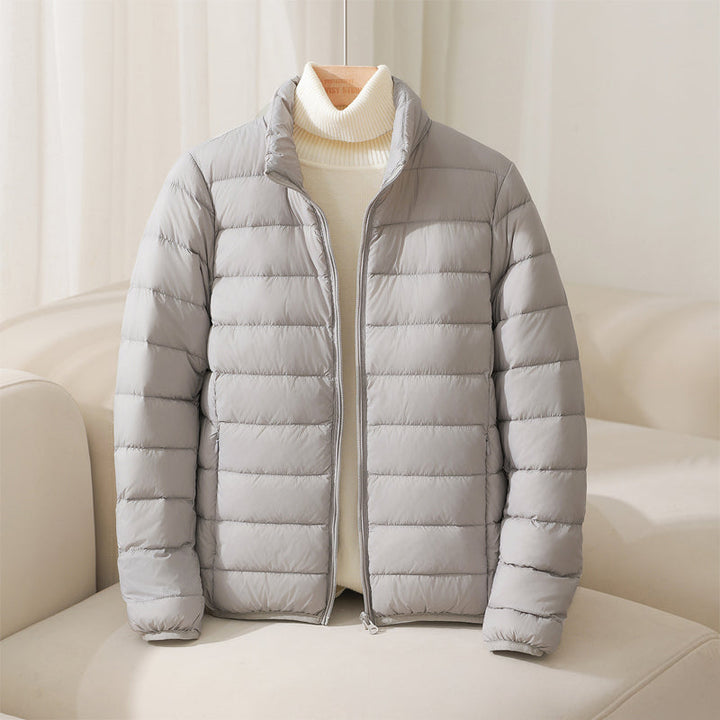 Women's Elara Quilted Puffer in Lavender | Invictora.com
