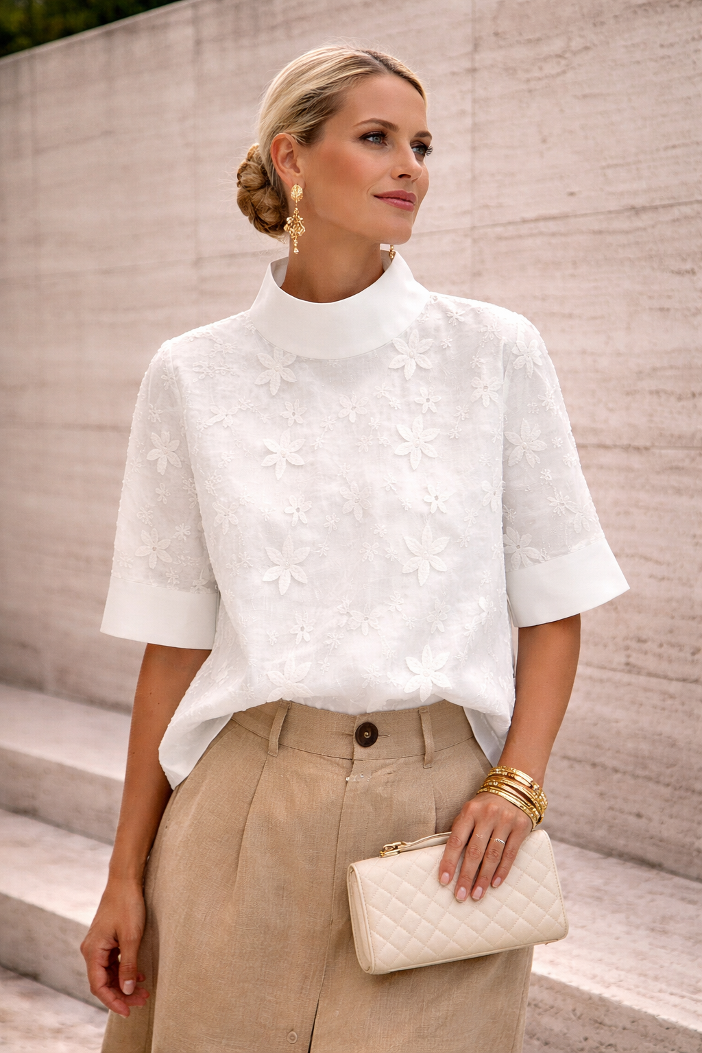 Women's Renata Floral Blouse | Invictora.com