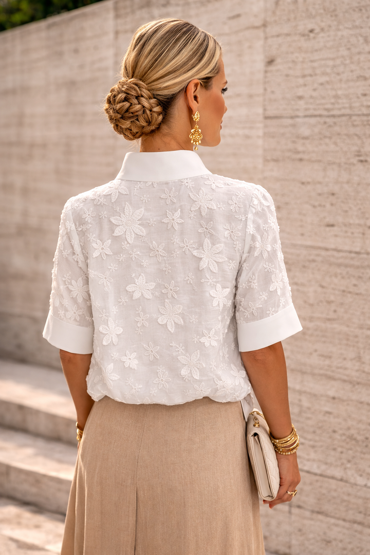 Women's Renata Floral Blouse | Invictora.com
