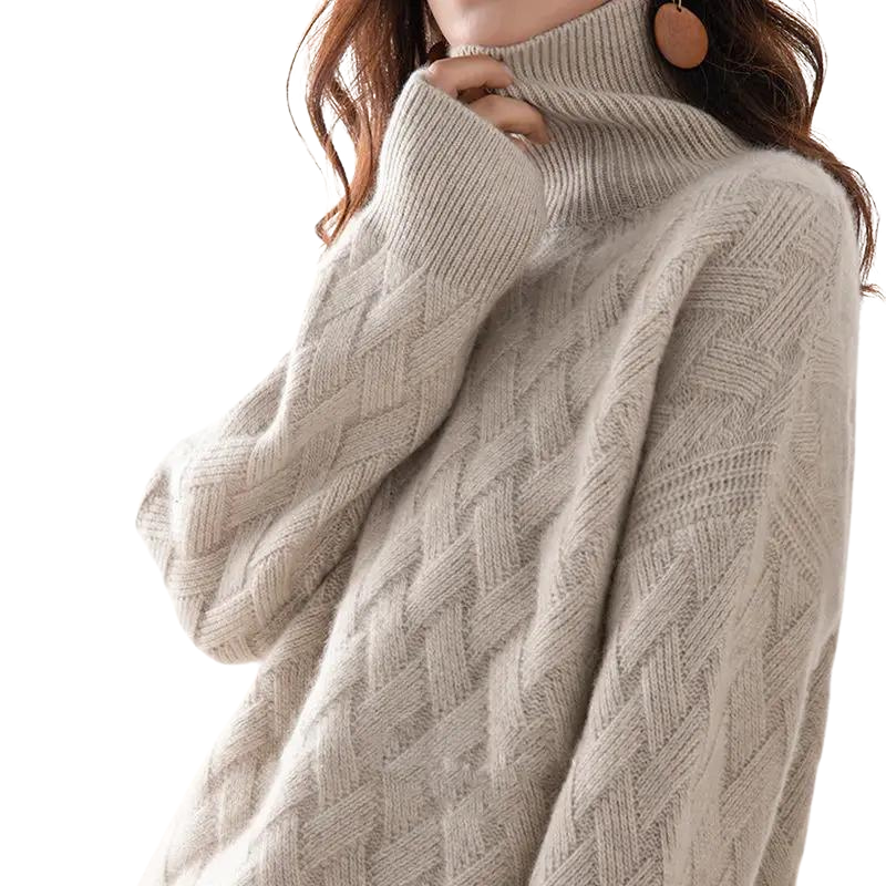 Women's Imogen Cashmere Turtleneck | Invictora.com