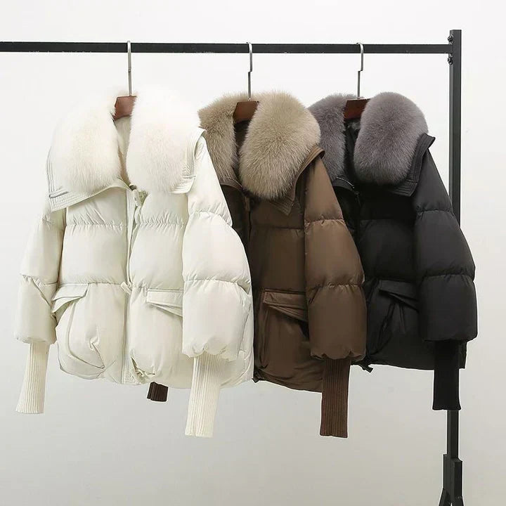 Women's Indi - Elegant coat in White | Invictora.com
