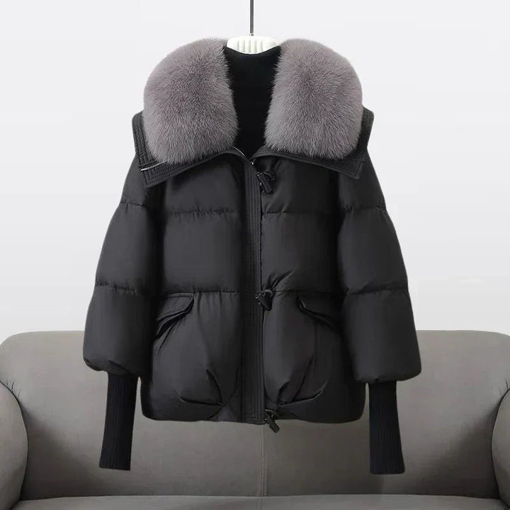 Women's Indi - Elegant coat in Black | Invictora.com